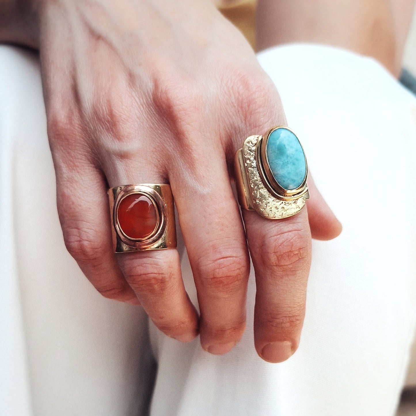 Prsten TOPLO OKO SUMRAKA UNIKAT