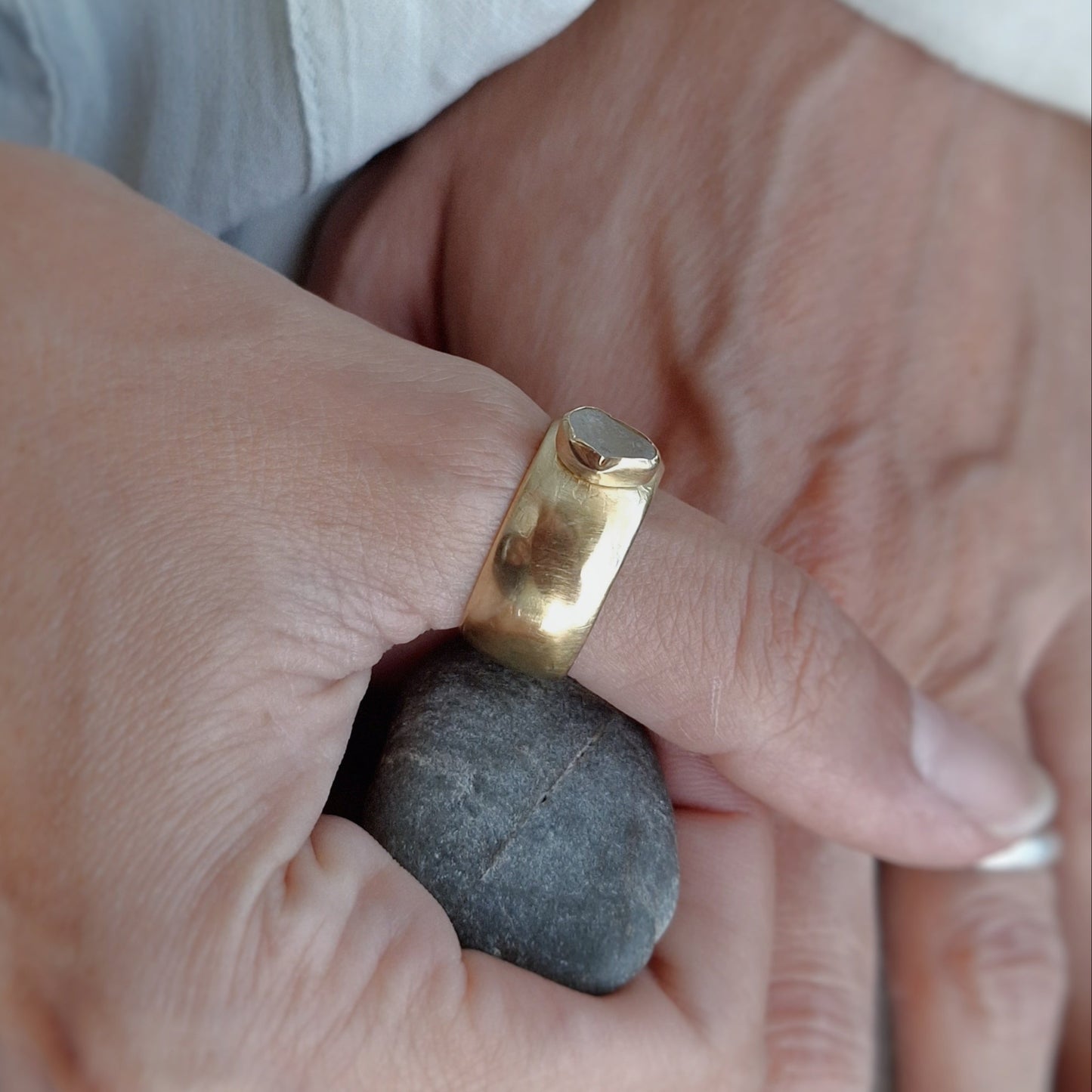 Prstenovi POKLON PJENE NA PIJESKU UNIKATI-Prstenje-Minerva by Jelena Fogec