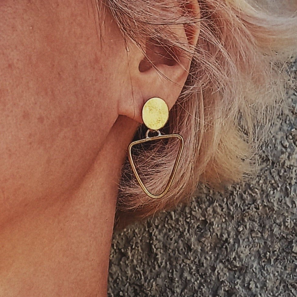 Naušnice SUNČANA GEOMETRIJA-Naušnice-Minerva by Jelena Fogec