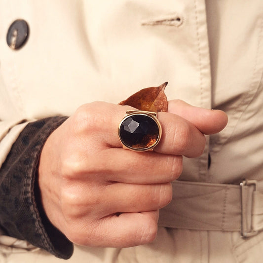 Prsten MASLINA ZRI UNIKAT-Prstenje-Minerva by Jelena Fogec