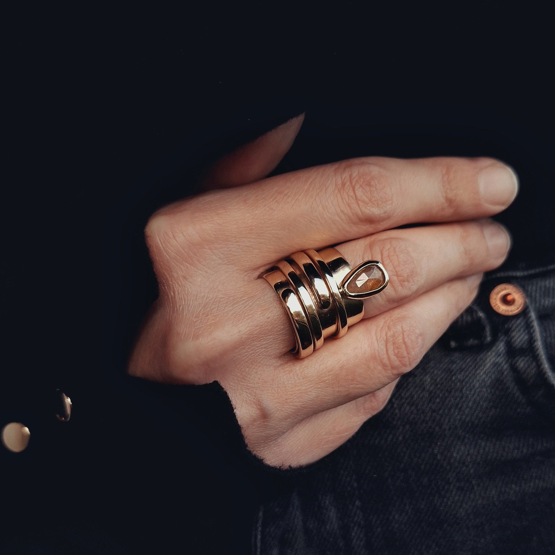 Prsten KAP IZ BOCE UNIKAT-Prstenje-Minerva by Jelena Fogec