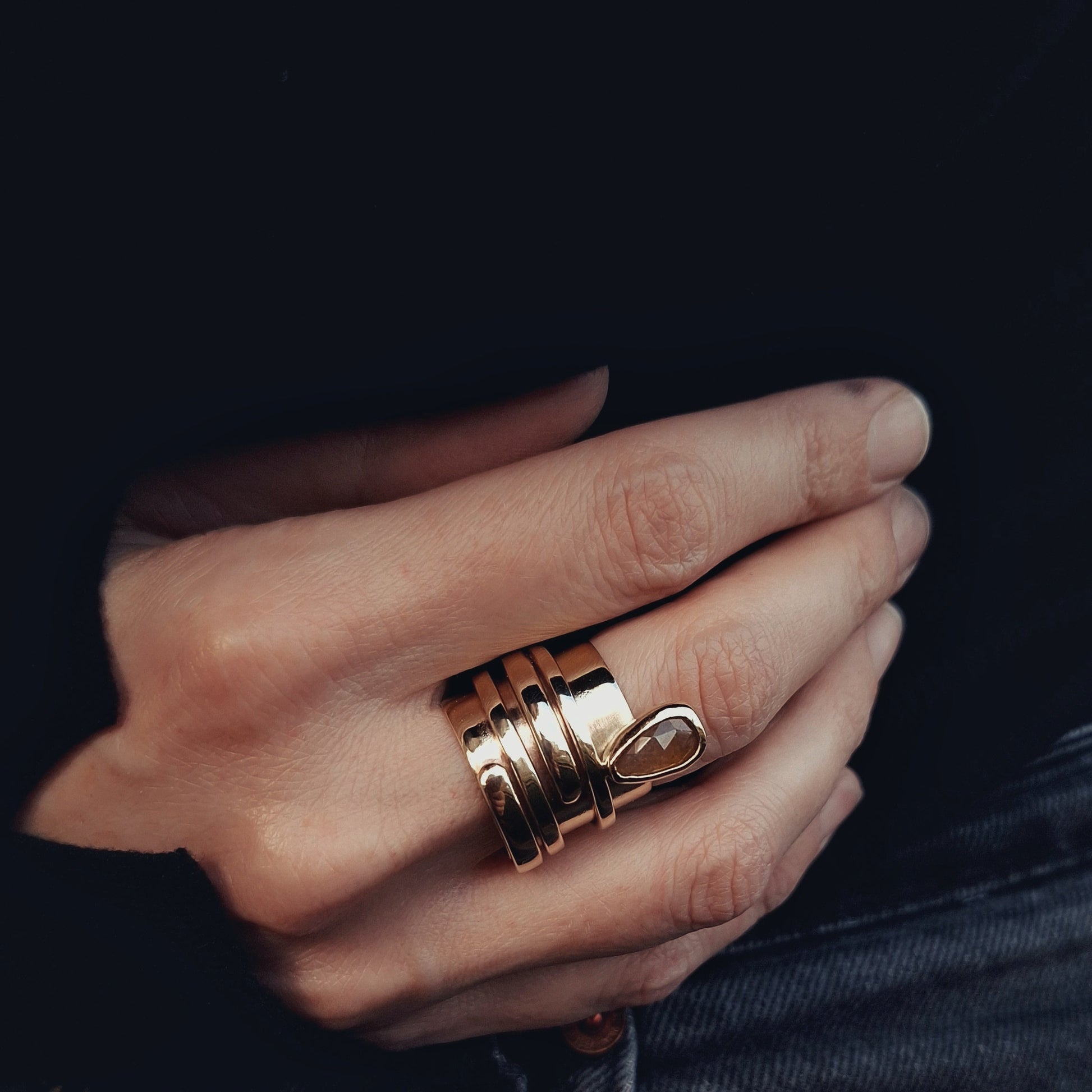 Prsten KAP IZ BOCE UNIKAT-Prstenje-Minerva by Jelena Fogec