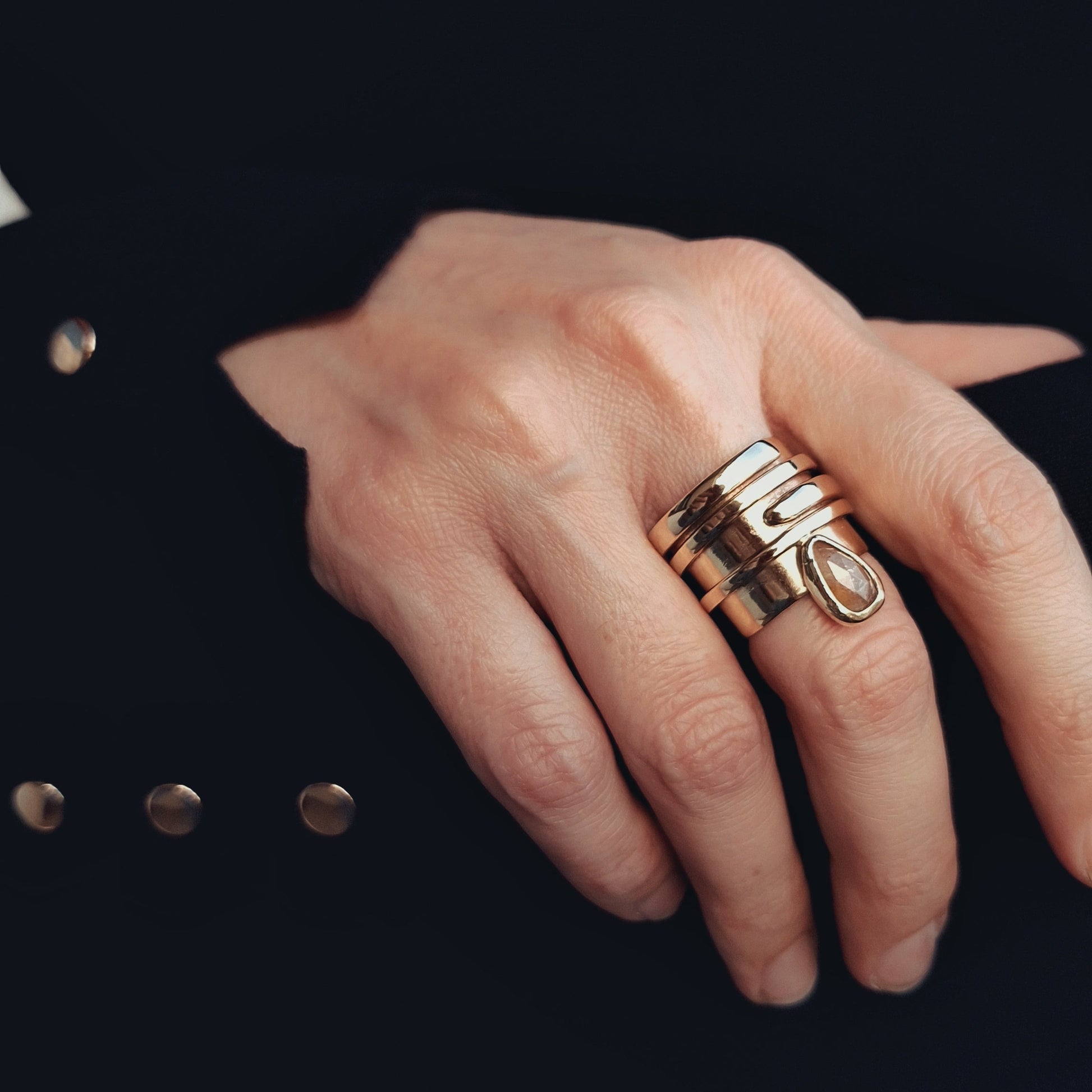 Prsten KAP IZ BOCE UNIKAT-Prstenje-Minerva by Jelena Fogec