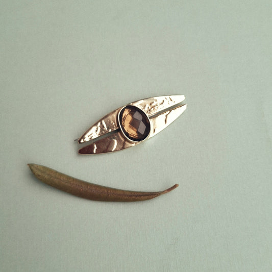 Broš U ZAGRLJAJU LISTA UNIKAT-Ostalo-Minerva by Jelena Fogec