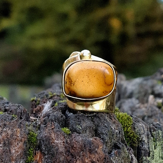 Prsten OCHRE CURL UNIKAT