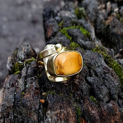Prsten OCHRE CURL UNIKAT