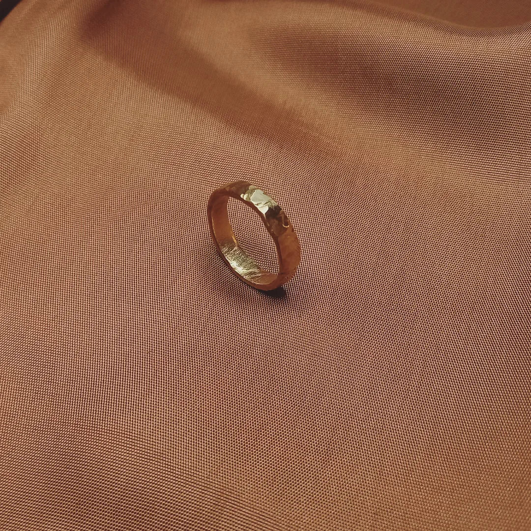 Prsten HAMMERED RING-Prstenje-Minerva by Jelena Fogec